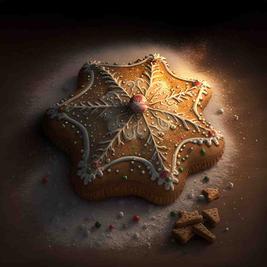 Зимняя печенька