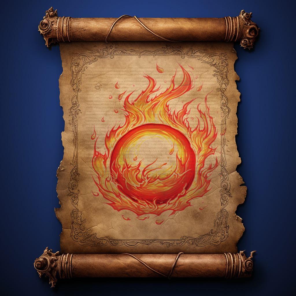 Свиток умения «Огненный Шар»