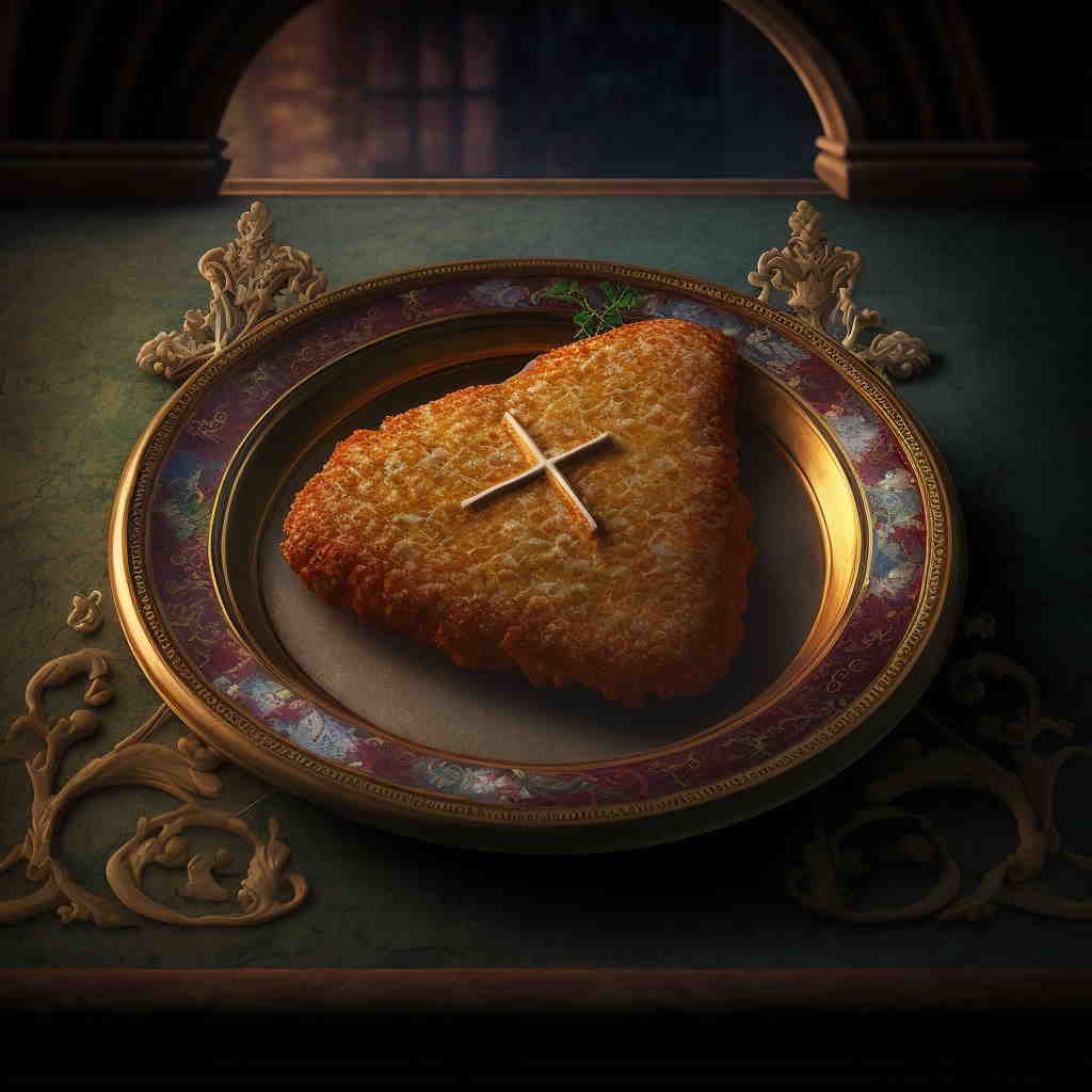 Прожаренная котлета