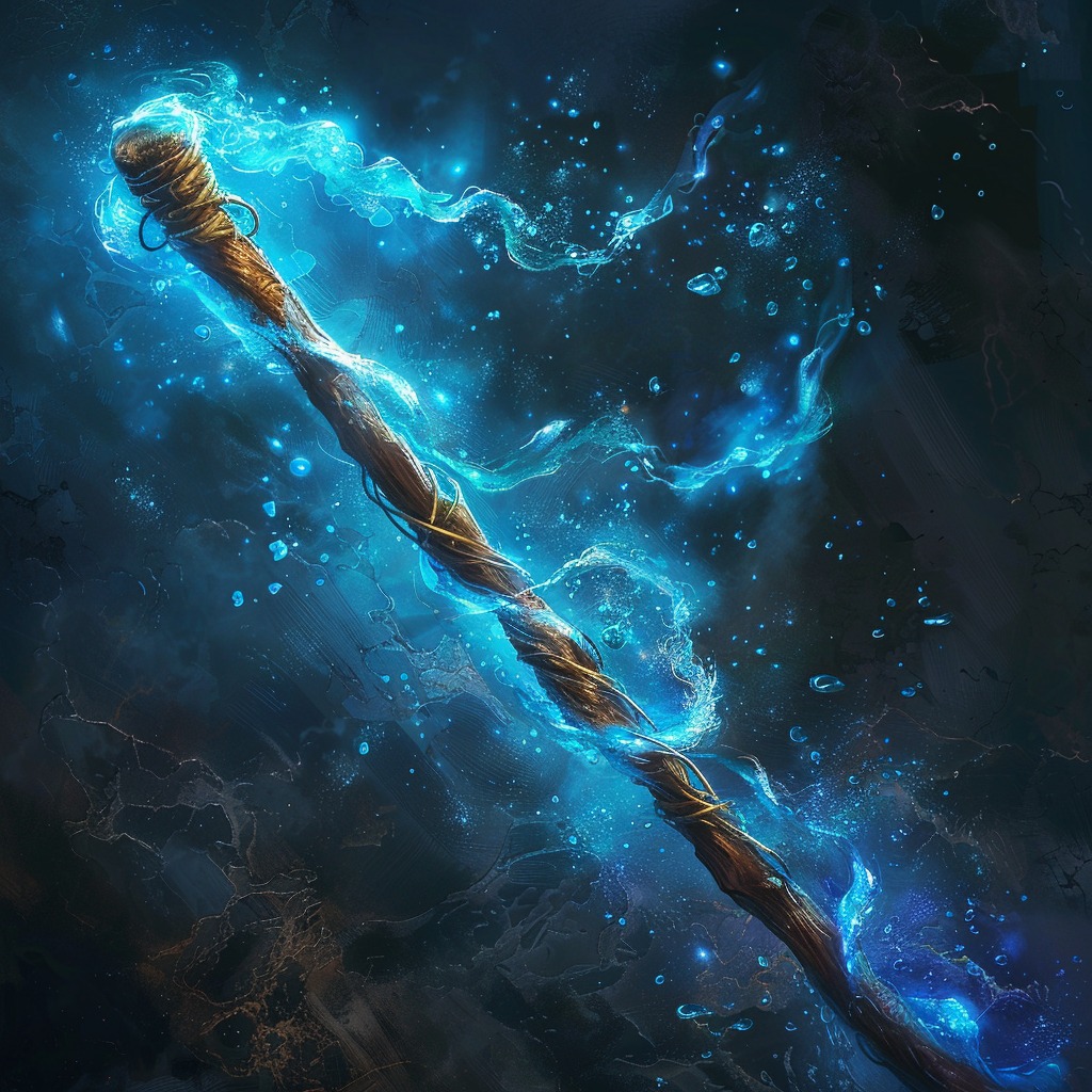 Зачарованный посох озерного монстра 1