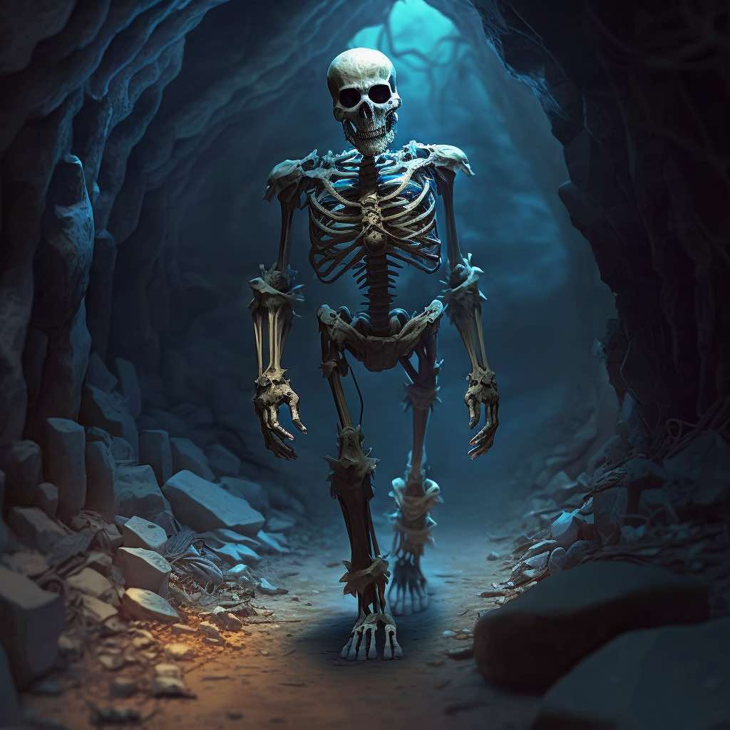 Маленький скелет